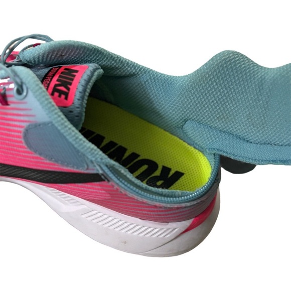 Nike Air Zoom Pegasus 34 Women's Sneaker Running Shoe Size 10 Blue Racer Pink - Picture 9 of 11